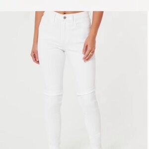 Hollister High-Rise White Super Skinny Jeans